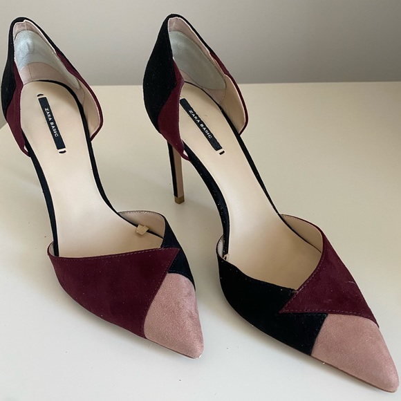 Zara tri color heels size 39 (8US) - Picture 3 of 7